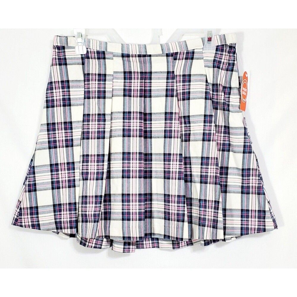 Wonder Nation Pleaded Plaid Skirt Girls Youth XXL (18) NWOT